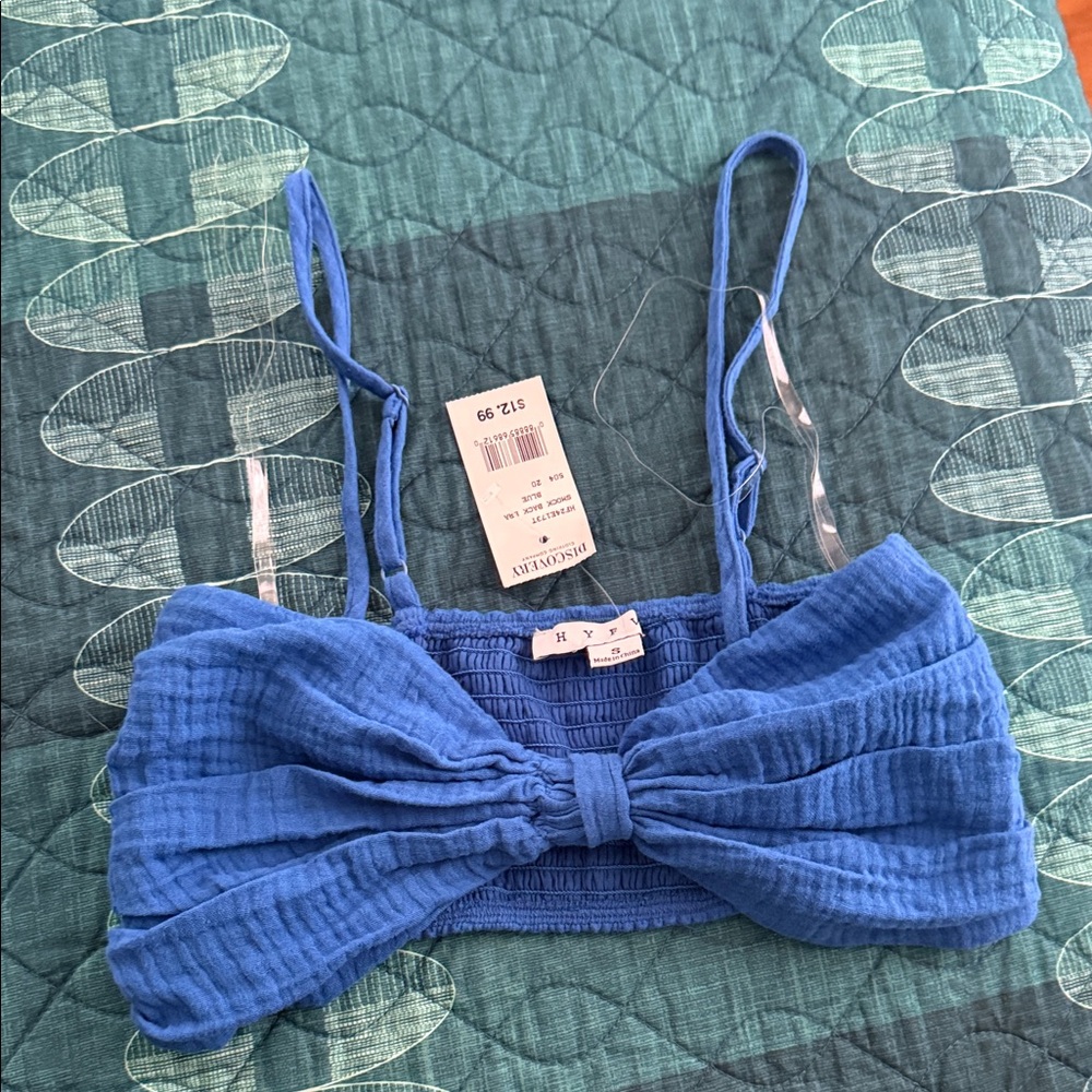 HYFVE Blue Crop Top